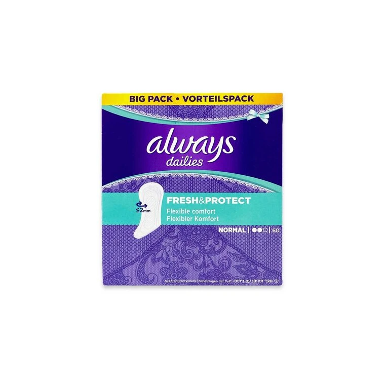 Always Absorbante Zilnice Daily Fresh-Normal, 60 buc., imagine de referință