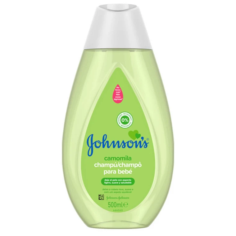 Johnson’s Baby Șampon 500 ml · Verde Transparent- Fara Pompa-Camomile, 500 ml, imagine de referință