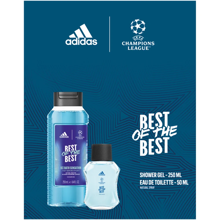 Adidas CC EDT 100 ml + Gd 250 ml · Champions, 100 ml + 250 ml, imagine de referință