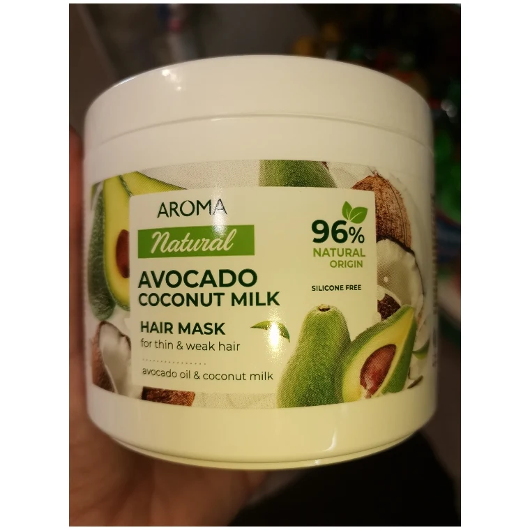 Aroma Natural Mască Păr 450 ml · Acocado & Coconut Milk, 450 ml, imagine de referință