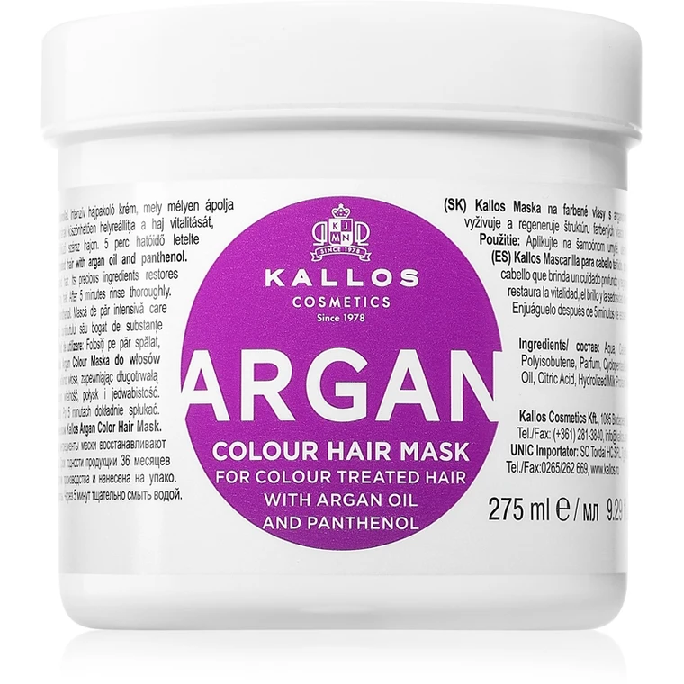 Kallos Balsam Tratament Par 275 ml · Argan, 275 ml, imagine de referință