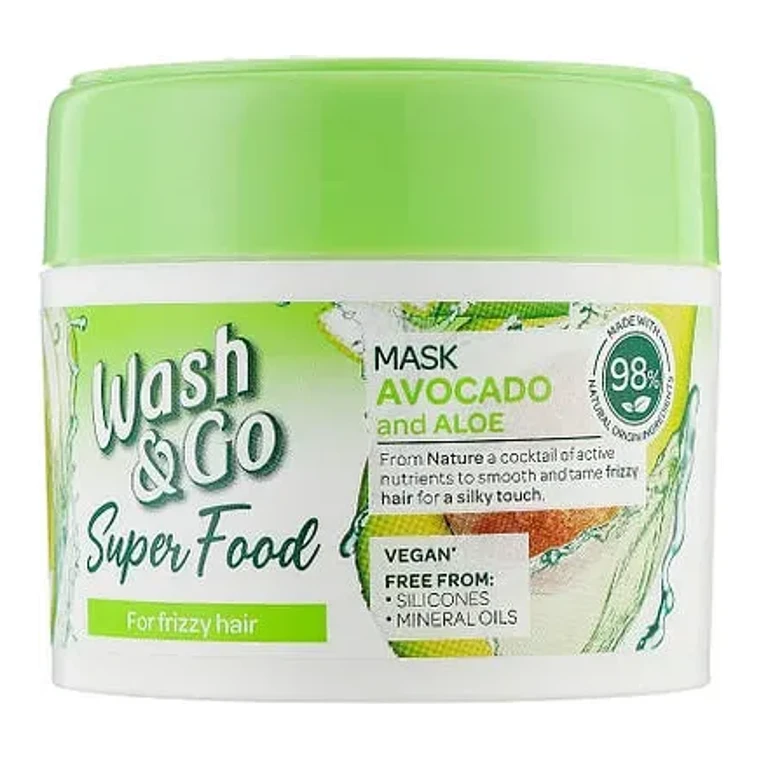 Wash Go Mască Păr Superfood 300 ml · Avocado, 300 ml, imagine de referință