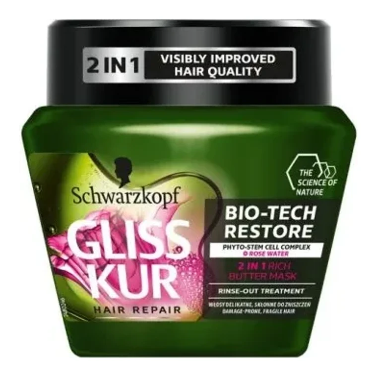 Gliss Mască Păr 300m · Rich 2in1 Butter Mask, Format de verificat, imagine de referință
