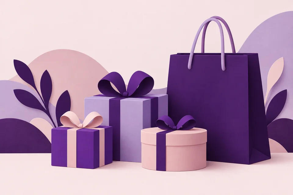 Ilustrație decorativă de concept pentru un magazin de cosmetice