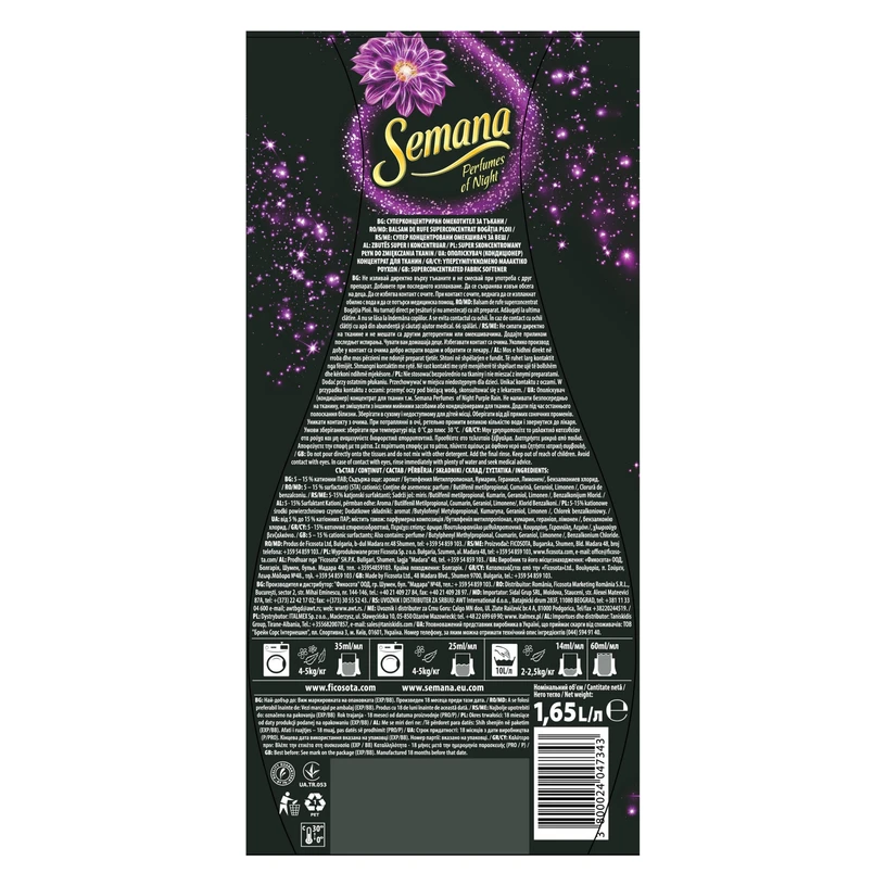 Semana Balsam Haine Purple Rain, 0.25 l, imagine de referință