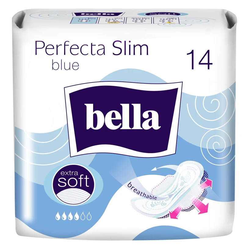 Bella Absorbante Blue, 14 buc., imagine de referință