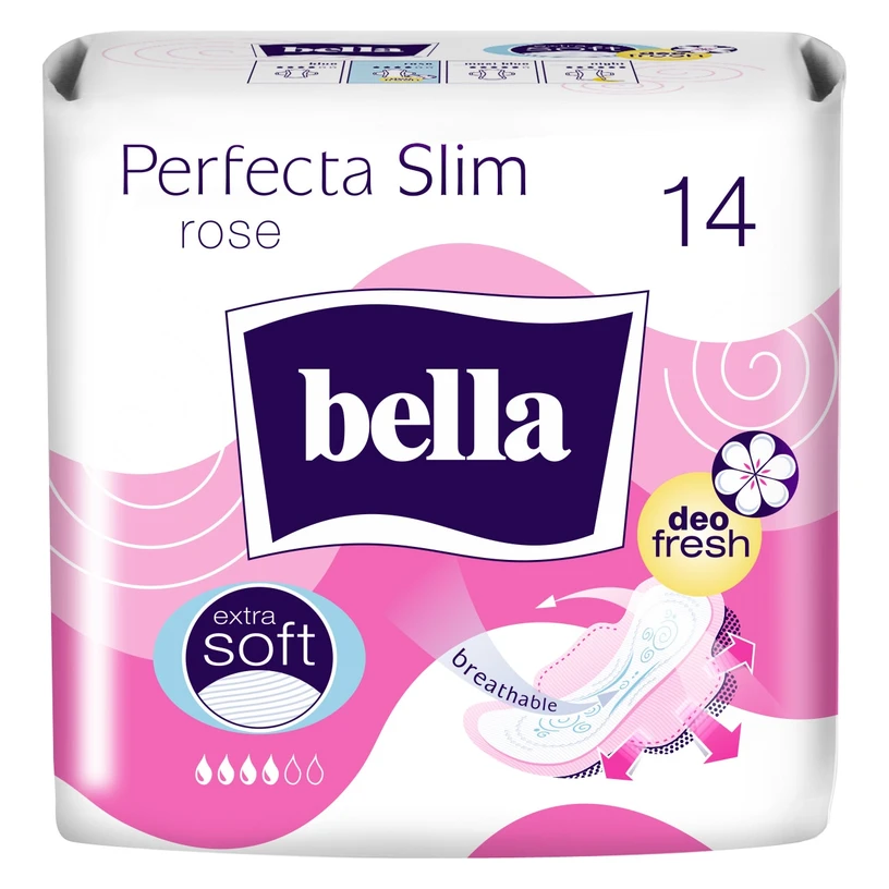 Bella Absorbante Rose, 14 buc., imagine de referință