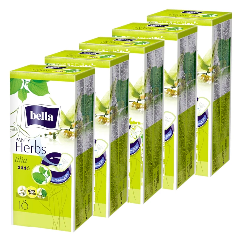 Bella Absorbante Zilnice Herbs - Tilia, 18 buc., imagine de referință