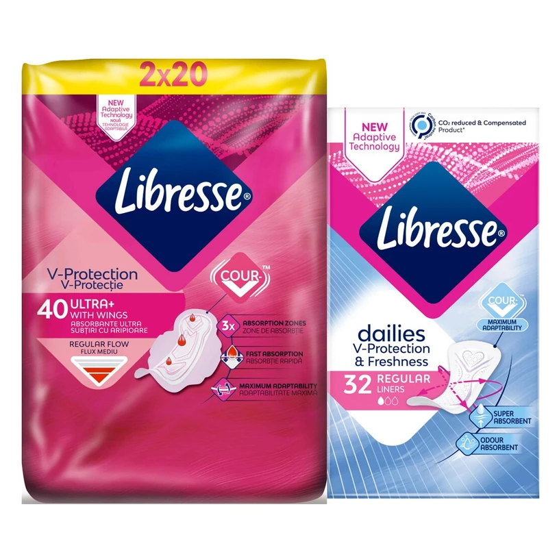 Libresse Absorbante Zilnice Ultra Subtire, 32 buc., imagine de referință