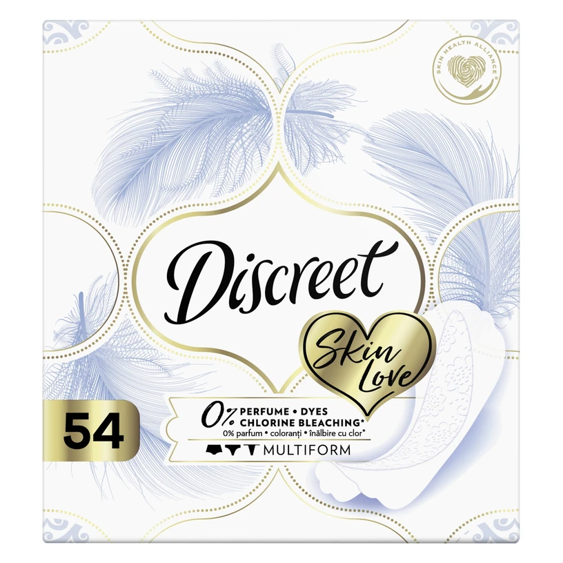Discreet Absorbante Zilnice Skin Love, 54 buc., imagine de referință