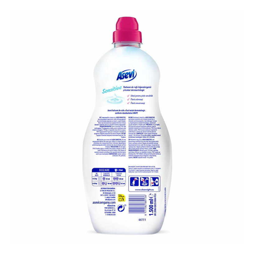 Asevi Balsam Rufe Sensitif, 1.5 l, imagine de referință