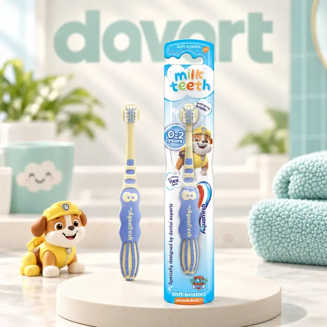 Aquafresh Periuță de Dinți Copii · Miklk Teeth - 0–2 ani, Format de verificat, imagine de referință
