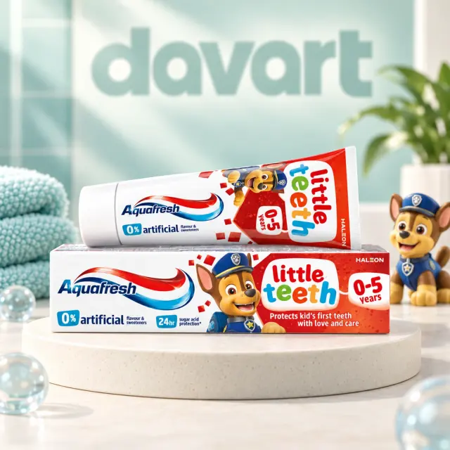 Aquafresh Pastă de Dinți 50 ml · Little Teeth 0–5 ani, 50 ml, imagine de referință