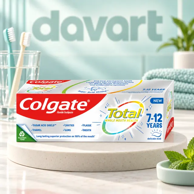 Colgate Pastă de Dinți 50 ml · Total 7–12 ani, 50 ml, imagine de referință