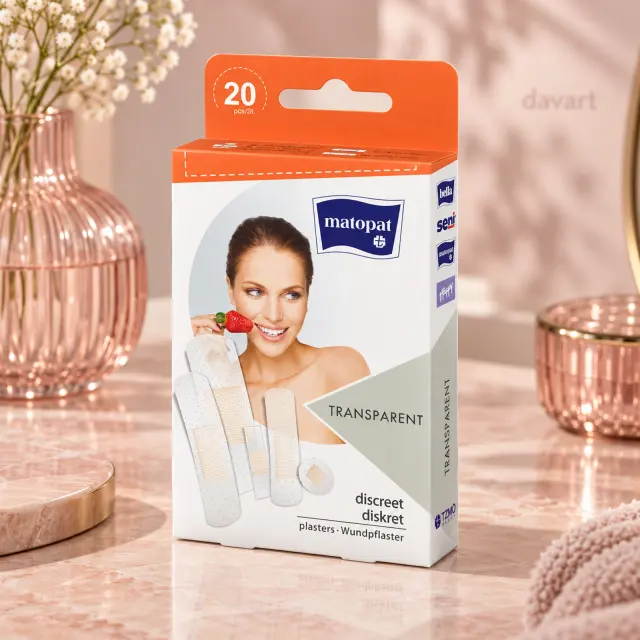 Matopat Plasturi 20/set · Transparent, 20 buc., imagine de referință