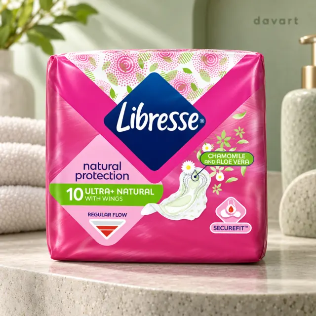Libresse Absorbante Roz Ultra, 10 buc., imagine de referință