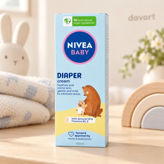 NIVEA Baby Crema Scutec 100 ml · Almond Oil & Vitamins B5,E, 100 ml, imagine de referință