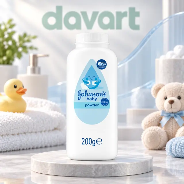 Johnson’s Baby Powder 200 g, 200 g, imagine de referință