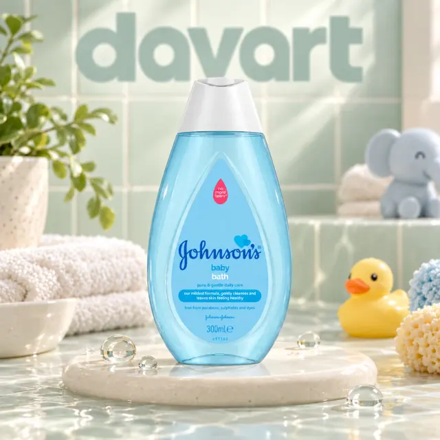 Johnson’s Baby Bath 300 ml · Albastru Transparent, 300 ml, imagine de referință