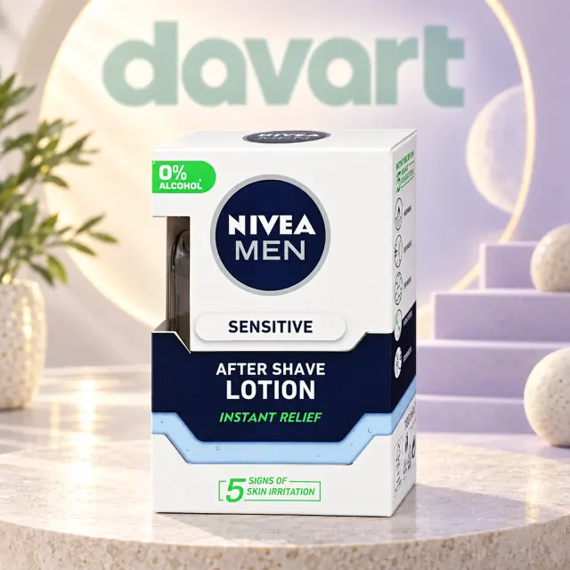 NIVEA Loțiune după Ras Sensitive, 100 ml, imagine de referință