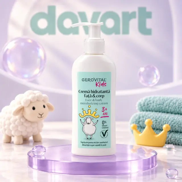 Gerovital Crema Hidratanta Copii 150 ml · 7550- Fata si Corp 3 + , 150 ml, imagine de referință
