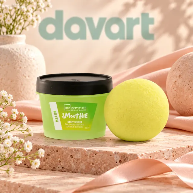IDC Smoothie Body Scrub Bomba Baie · 98151 - Melon, Format de verificat, imagine de referință