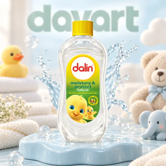 Dalin Ulei Bebe 300 ml · Ulei Avocado/Masline/Migdale, 300 ml, imagine de referință