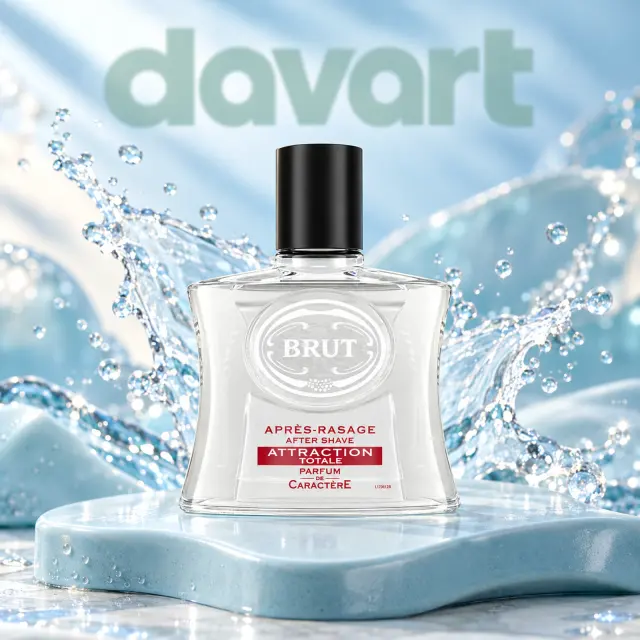 Brut Loțiune după Ras Attraction Totale, 100 ml, imagine de referință