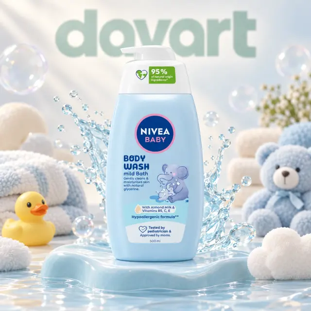 NIVEA Baby Gel de Duș 500 ml · Mild Bath, 500 ml, imagine de referință