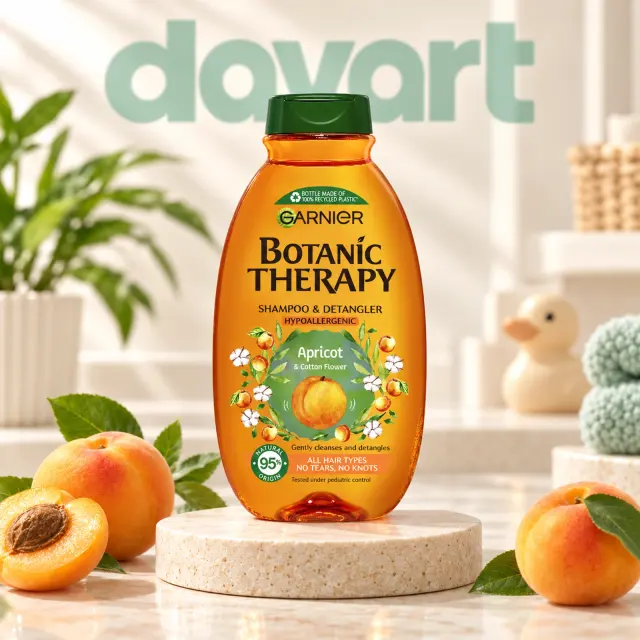 Garnier Botanic Therapy Șampon 250 ml · Kids 2in1-Apricot, 250 ml, imagine de referință