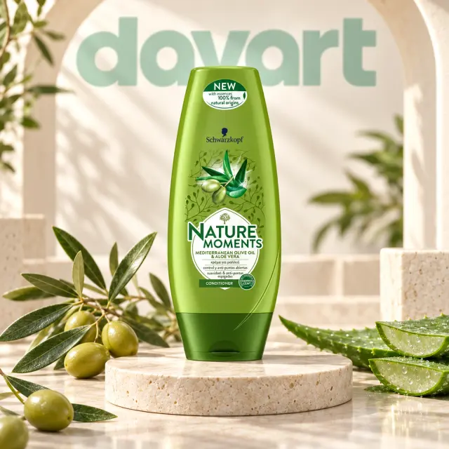 Schwarzkopf Balsam Păr 200 ml · Olive Oil & Aloe Vera, 200 ml, imagine de referință
