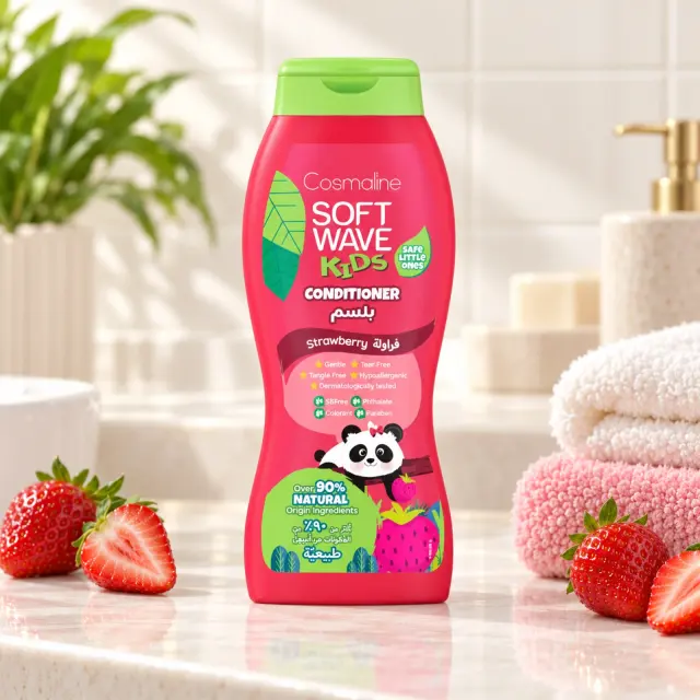 Cosmaline Kids Balsam Păr 400 ml · Strawberry, 400 ml, imagine de referință
