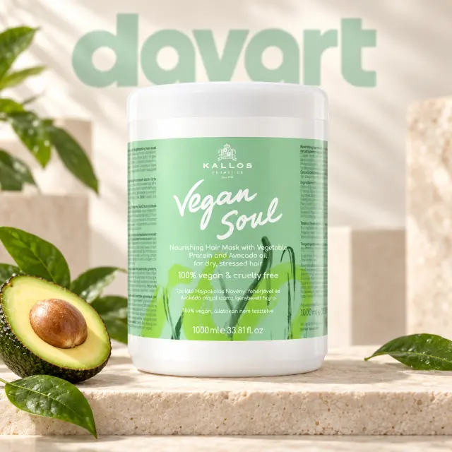 Kallos Tratament Par 1 l · Vegan Soul-Avocado, 1 l, imagine de referință