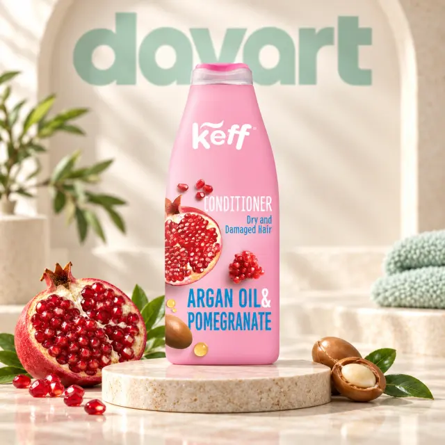 Sano Keff Balsam Păr 500 ml · Argan Oil & Pomegranate, 500 ml, imagine de referință