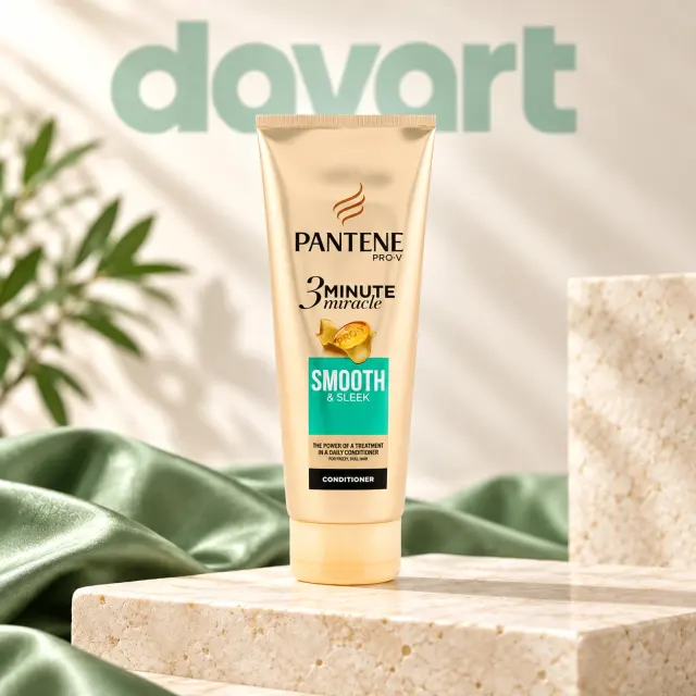 Pantene Pro-V Mască Păr 200 ml · 3 Min Miracle Smooth & Sleek, 200 ml, imagine de referință