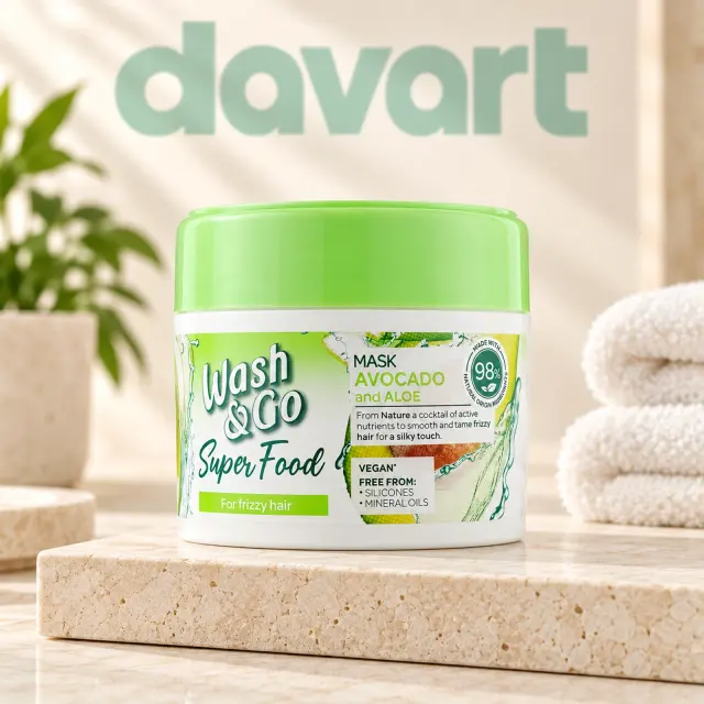 Wash Go Mască Păr Superfood 300 ml · Avocado, 300 ml, imagine de referință