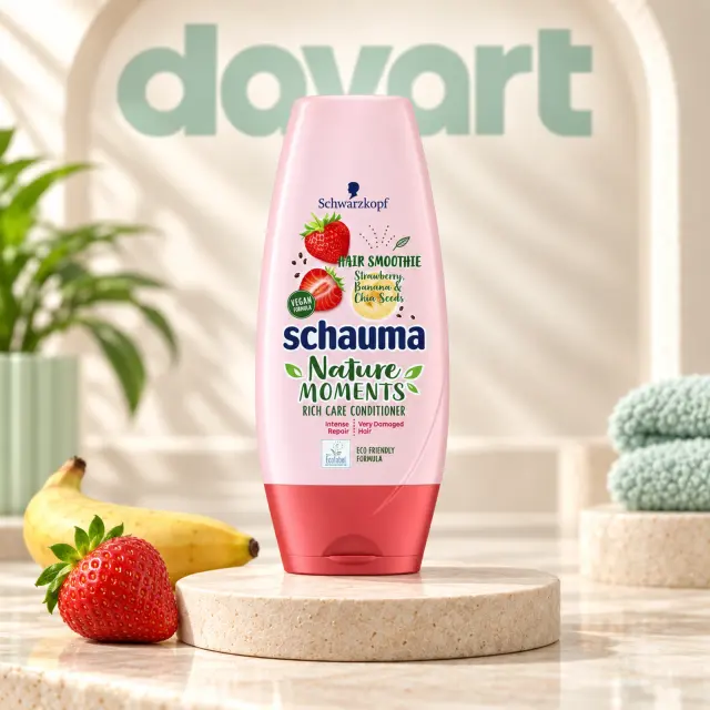 Schauma Balsam Păr 200 ml · Nature Moments-Strawberry & Banana, 200 ml, imagine de referință