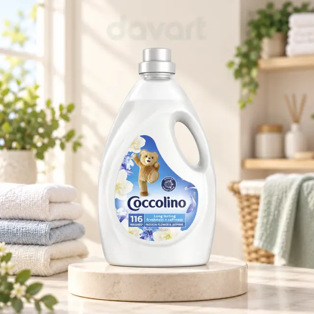 Coccolino Balsam Haine Passion Flower & Jasmine, 2.9 l, imagine de referință
