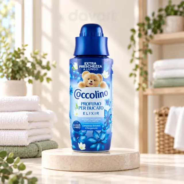 Coccolino Elixir Parfum Haine Campanula Selvatica E Bergamotto, 342 ml, imagine de referință