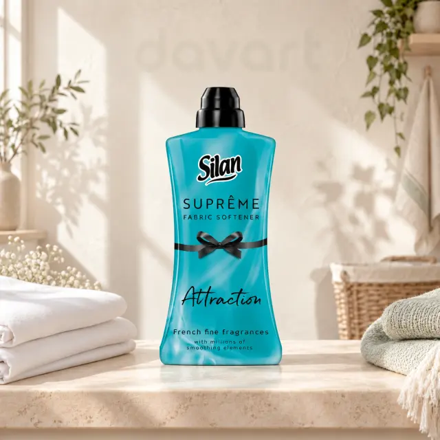 Silan Balsam Haine Supreme Attraction Albastru, 1.2 l, imagine de referință