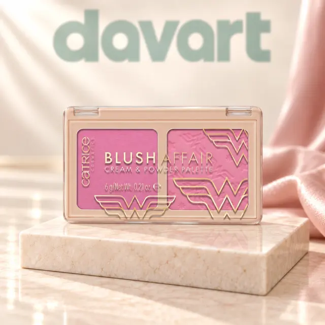 Catrice Wonder Woman Blush Affair Cream Powder · Palette 010, Format de verificat, imagine de referință