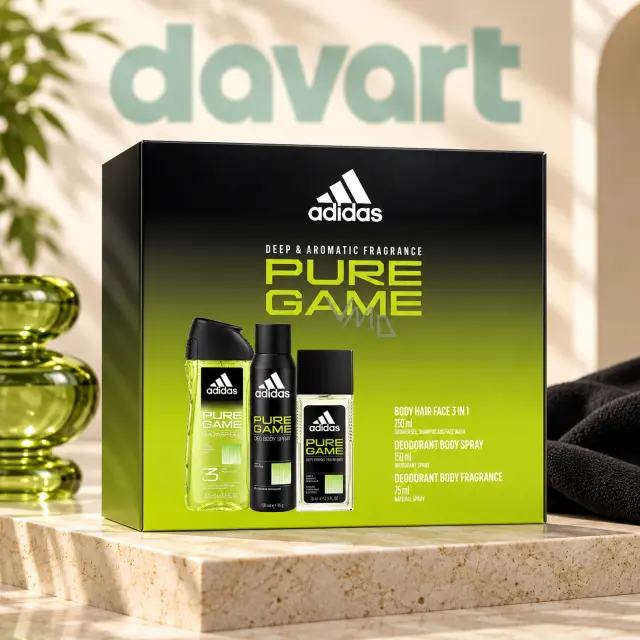 Adidas CC Dns75 ml + Deo 150 ml + Gd 250 ml · Pure Game, 75 ml + 150 ml + 250 ml, imagine de referință