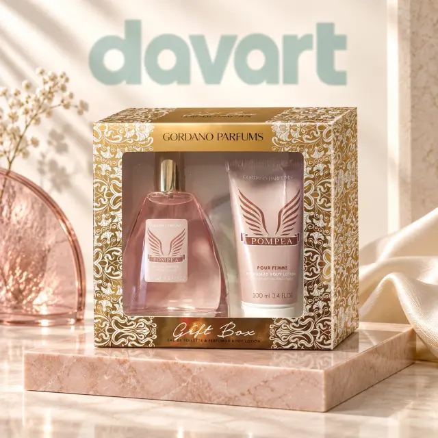 Gordano Pompea set Cadou 2 pcs · Apa de Toaleta + Body Lotion, 2 buc., imagine de referință