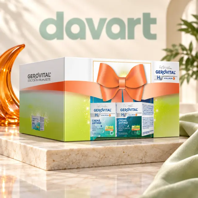 Gerovital Caseta Cadou 2 pcs · H3 Hyaluron C, 2 buc., imagine de referință