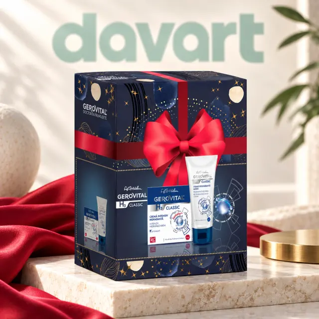 Gerovital Caseta Cadou 2 pcs · Crema Intensiv Hidratanta + Crema Maini, 2  buc., imagine de referință