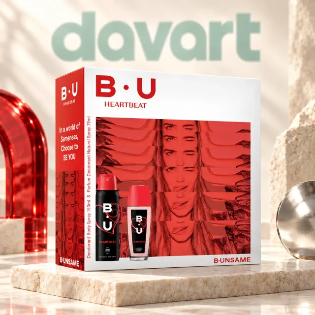 B.U. Dns75 ml + Deo 150 ml · Heartbeat, 75 ml + 150 ml, imagine de referință