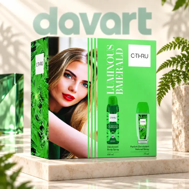 C-Thru Dns75 ml + Deo 150 ml · Luminous Emerald, 75 ml + 150 ml, imagine de referință