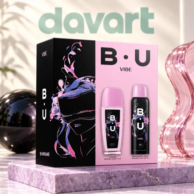 B.U. Dns75 ml + Deo 150 ml · Vibe, 75 ml + 150 ml, imagine de referință