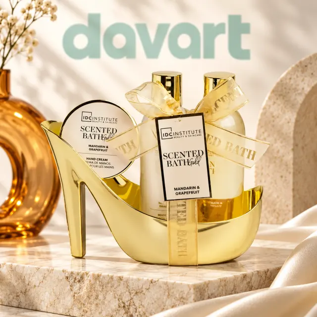 IDC Set Cadou Scented Bath Gold Pantof · 12119, Format de verificat, imagine de referință