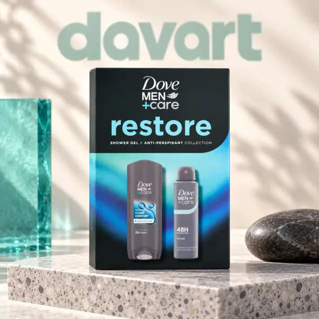 Dove CC Deo 150 ml + Gd 250 ml · Men - Restore, 150 ml + 250 ml, imagine de referință